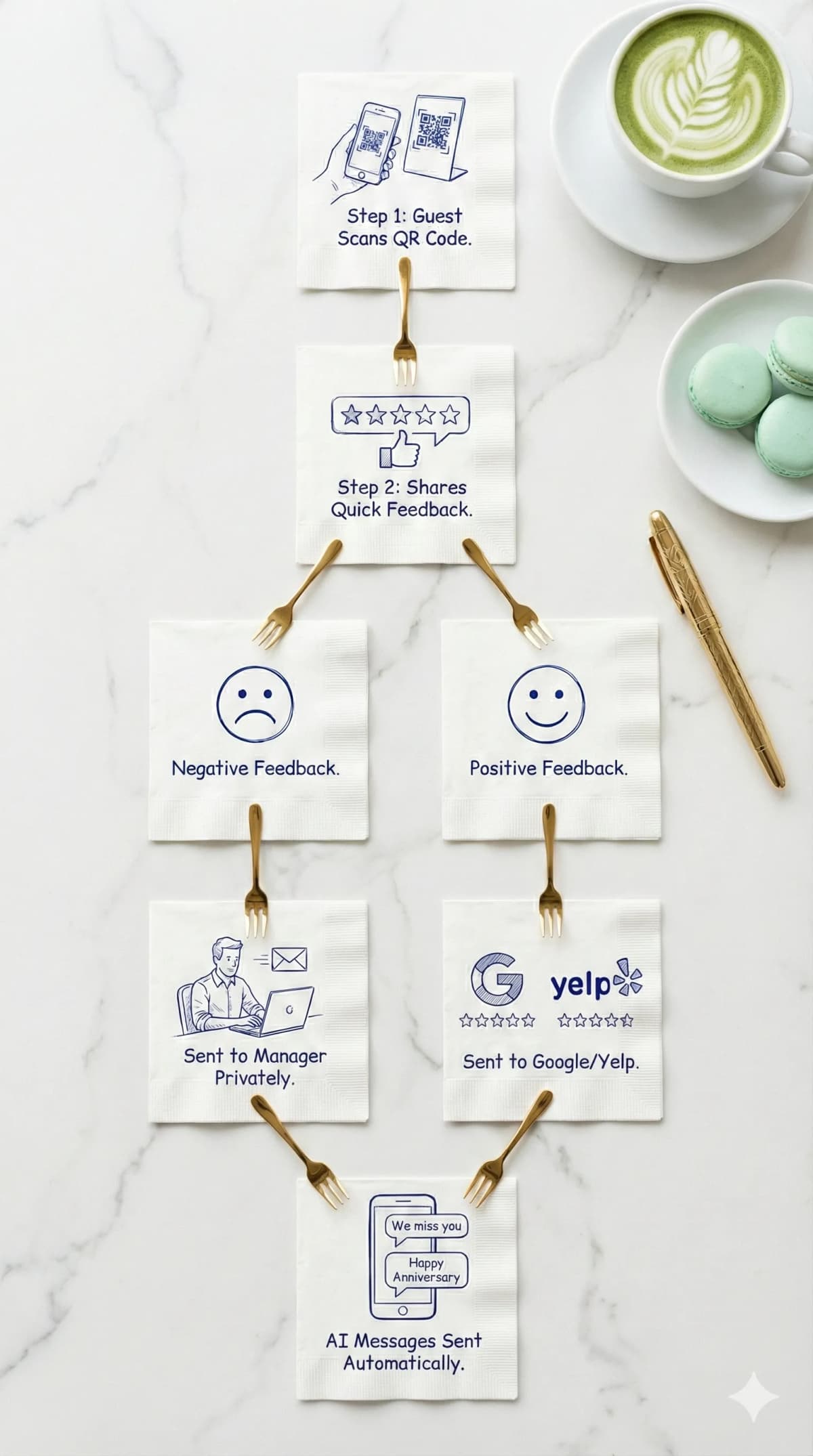 How DineLogic works - effortless growth cycle